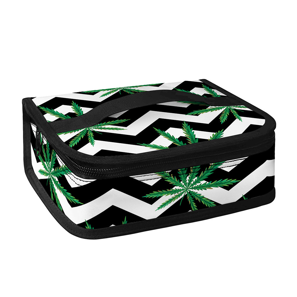 Zigzag Weed Pattern Print Small Lunch Bag