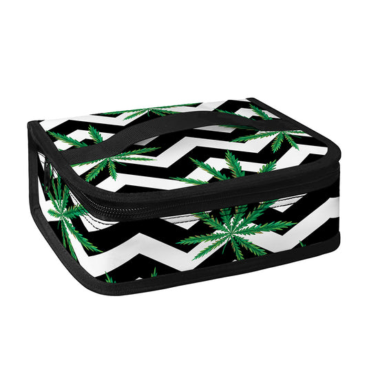 Zigzag Weed Pattern Print Small Lunch Bag