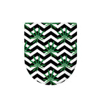 Zigzag Weed Pattern Print Toilet Lid Cover