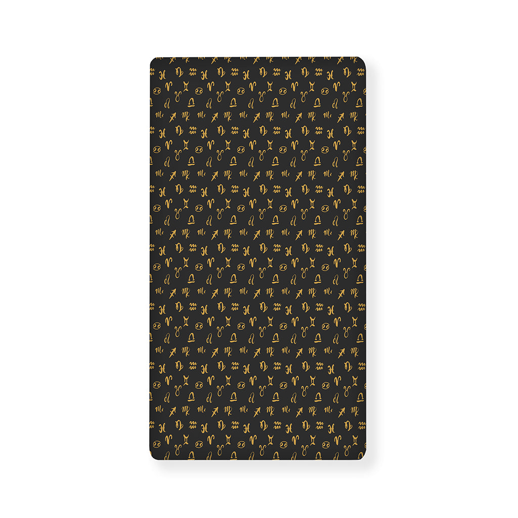 Zodiac Astrological Signs Pattern Print Baby Crib Sheet