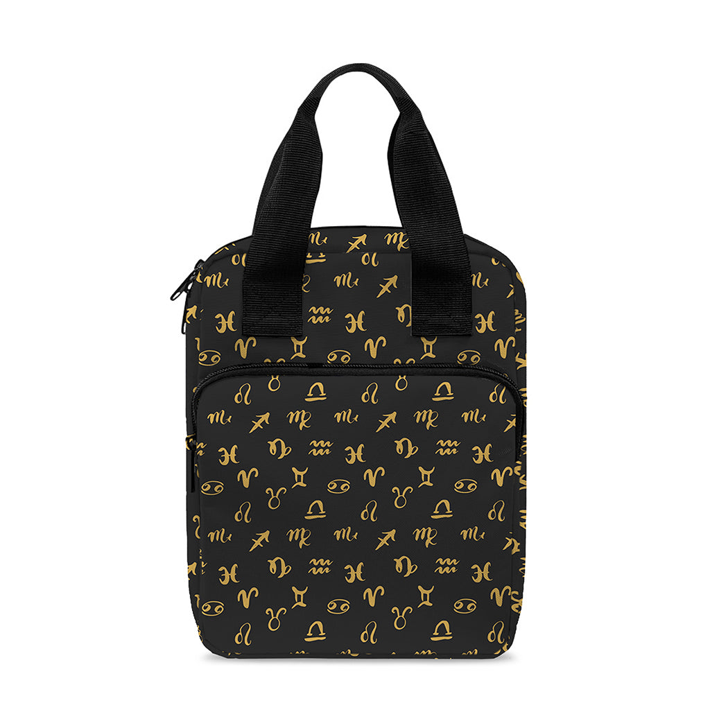 Zodiac Astrological Signs Pattern Print Bible Tote Bag