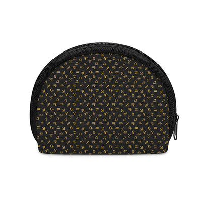 Zodiac Astrological Signs Pattern Print Coin Purse