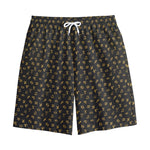 Zodiac Astrological Signs Pattern Print Cotton Shorts