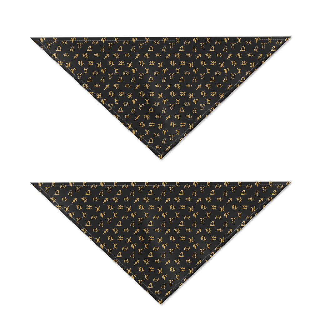 Zodiac Astrological Signs Pattern Print Dog Bandana