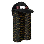 Zodiac Astrological Signs Pattern Print Double Neoprene Wine Tote