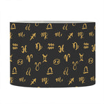 Zodiac Astrological Signs Pattern Print Drum Lamp Shade
