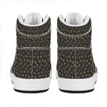 Zodiac Astrological Signs Pattern Print High Top Leather Sneakers
