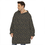 Zodiac Astrological Signs Pattern Print Hoodie Blanket