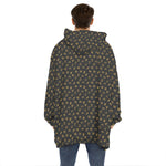 Zodiac Astrological Signs Pattern Print Hoodie Blanket