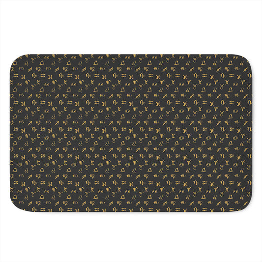 Zodiac Astrological Signs Pattern Print Indoor Door Mat