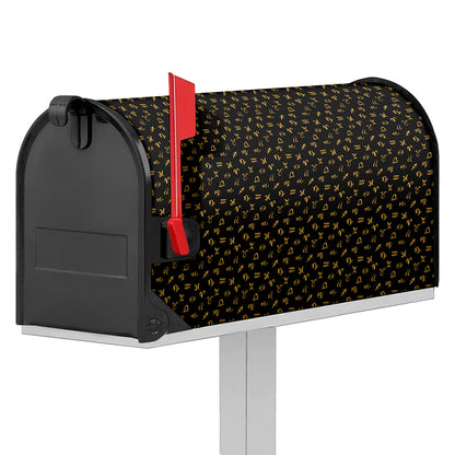 Zodiac Astrological Signs Pattern Print Mailbox Cover