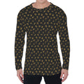 Zodiac Astrological Signs Pattern Print Men's Long Sleeve T-Shirt