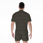 Zodiac Astrological Signs Pattern Print Men's Rompers