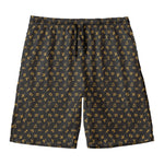 Zodiac Astrological Signs Pattern Print Men's Swim Trunks