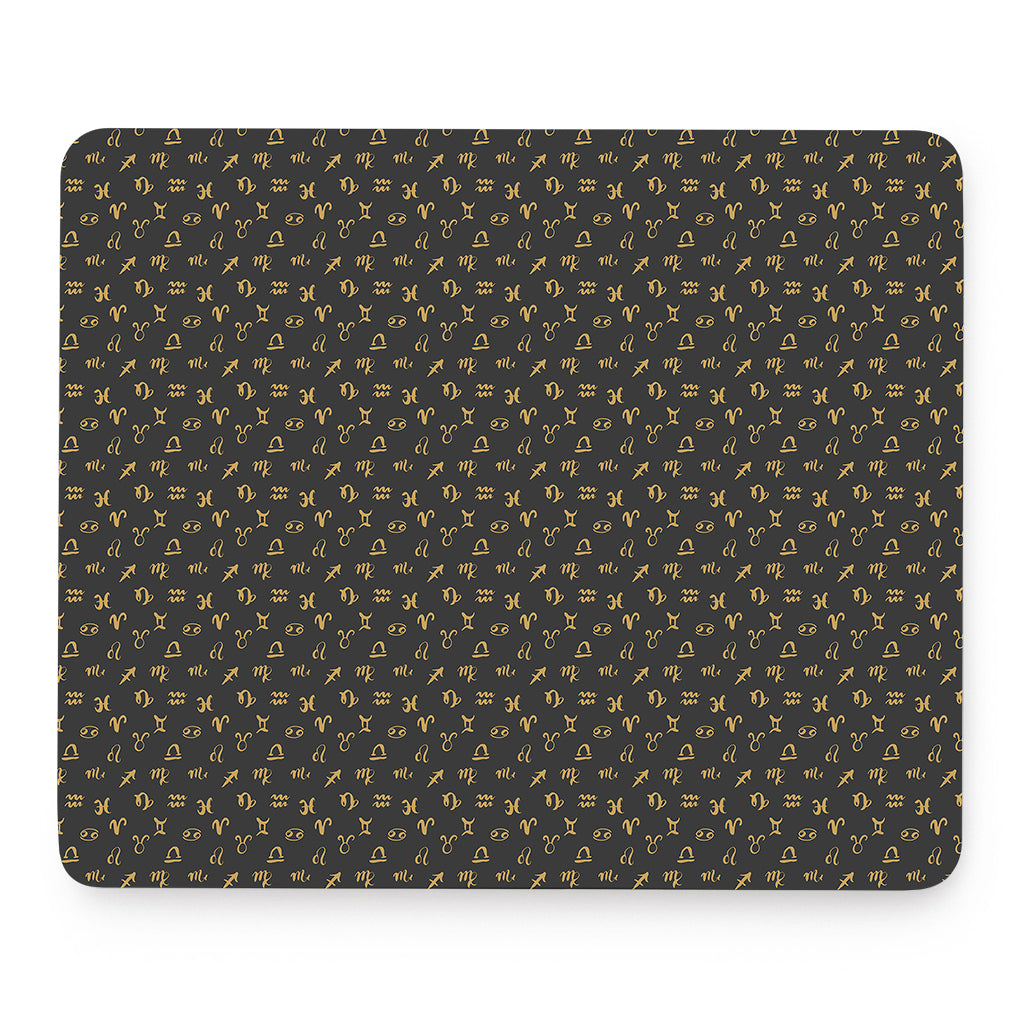 Zodiac Astrological Signs Pattern Print Mouse Pad