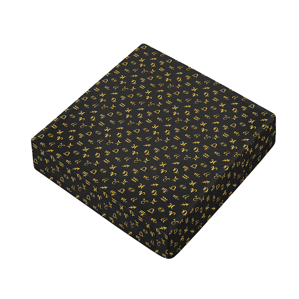 Zodiac Astrological Signs Pattern Print Outdoor Seat Cushion Cover