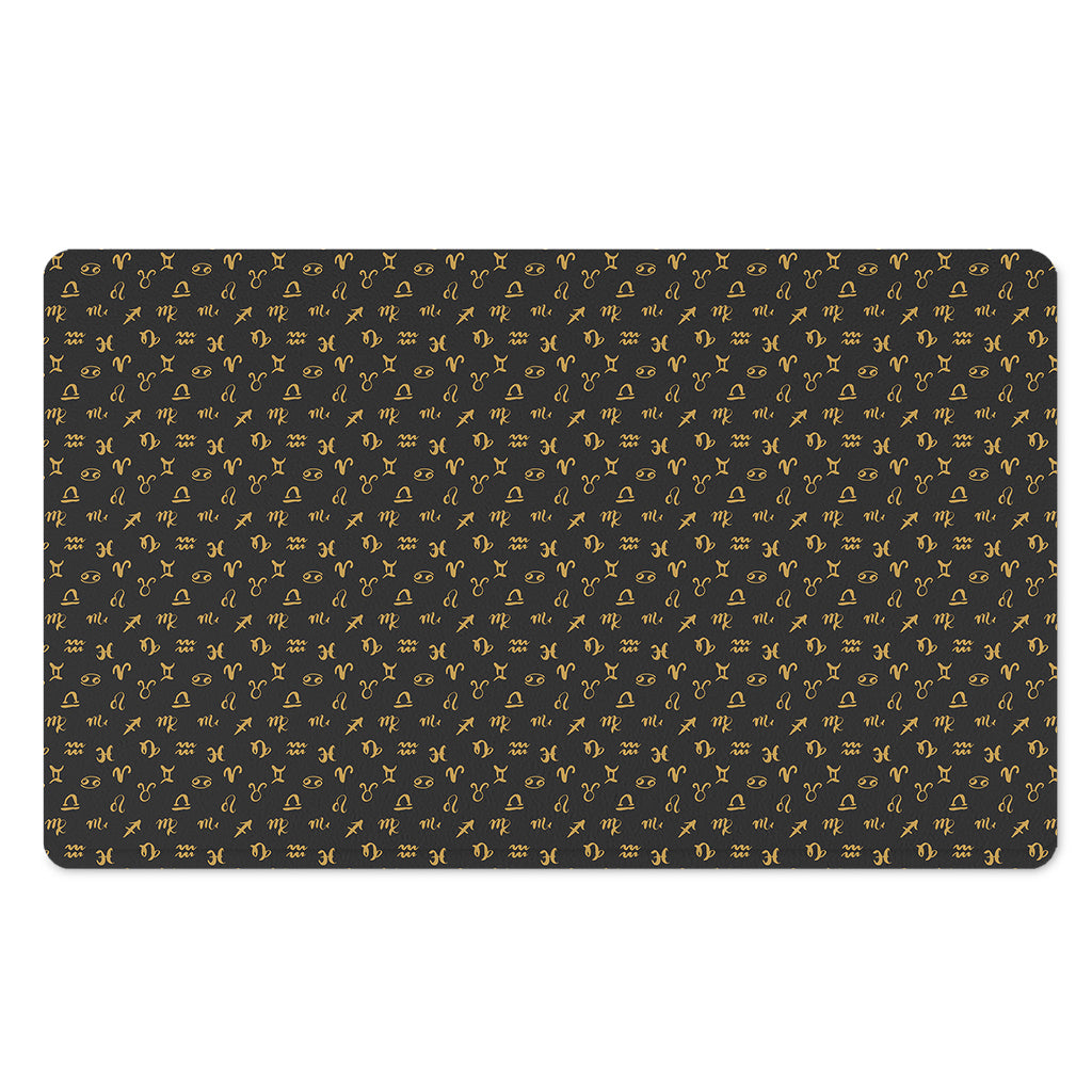Zodiac Astrological Signs Pattern Print Polyester Doormat