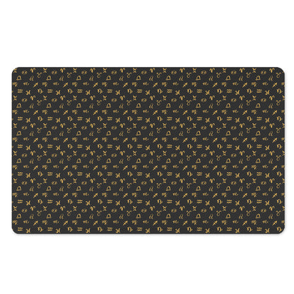 Zodiac Astrological Signs Pattern Print Polyester Doormat