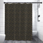 Zodiac Astrological Signs Pattern Print Premium Shower Curtain