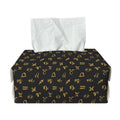 Zodiac Astrological Signs Pattern Print Rectangle Tissue Box Cover