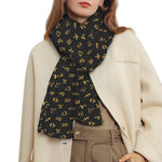 Zodiac Astrological Signs Pattern Print Scarf