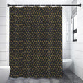 Zodiac Astrological Signs Pattern Print Shower Curtain