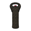 Zodiac Astrological Signs Pattern Print Single Neoprene Wine Tote