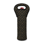 Zodiac Astrological Signs Pattern Print Single Neoprene Wine Tote
