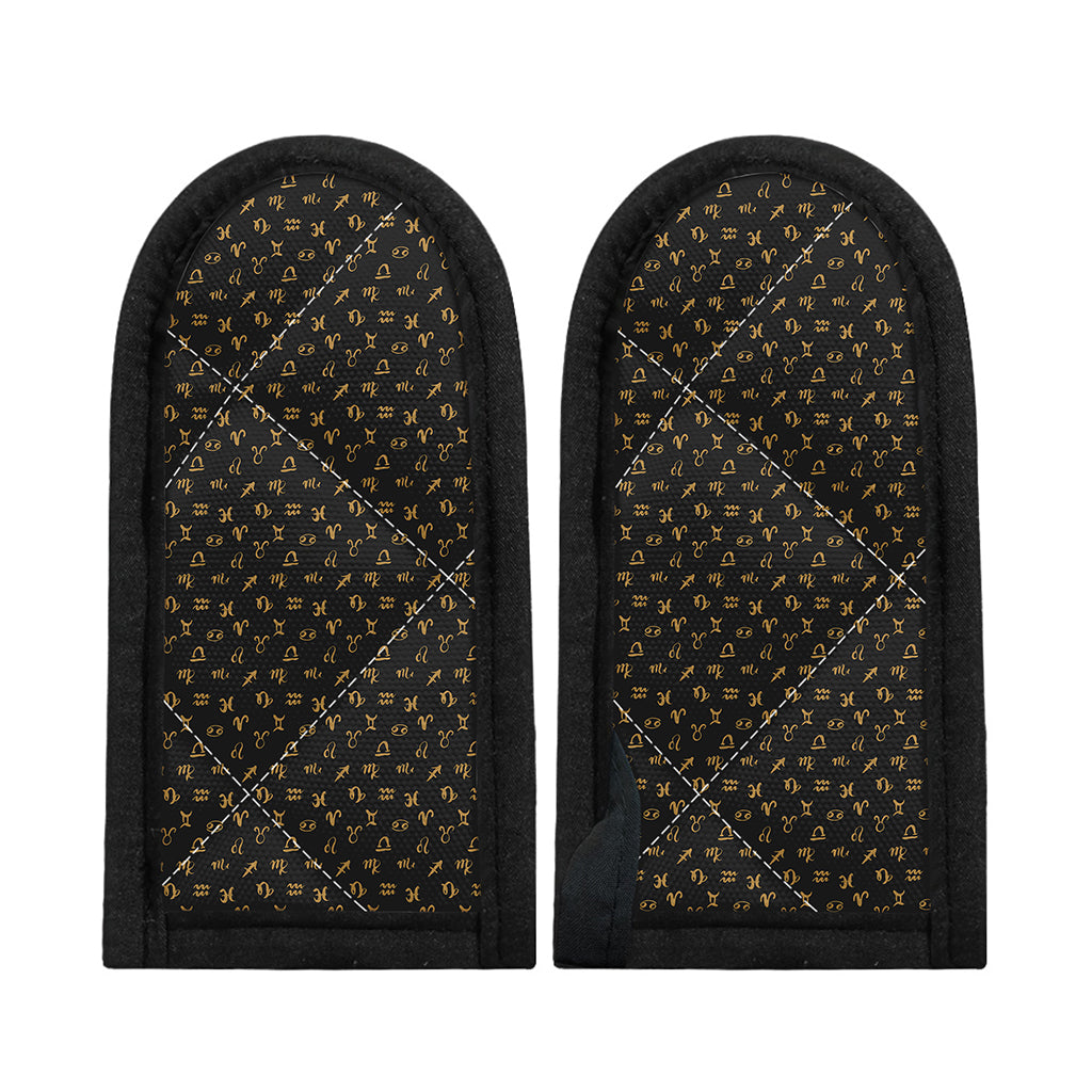 Zodiac Astrological Signs Pattern Print Skillet Handle Cover