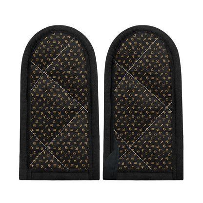 Zodiac Astrological Signs Pattern Print Skillet Handle Cover