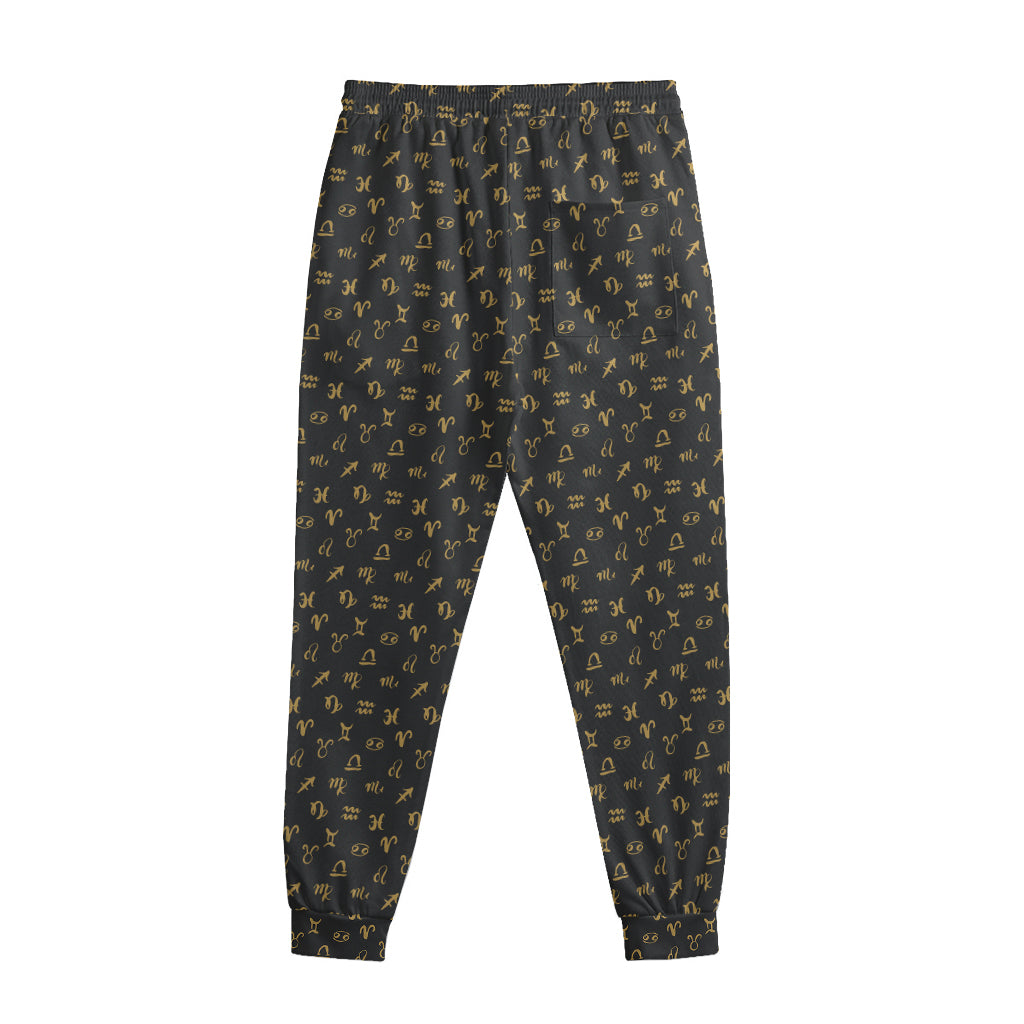 Zodiac Astrological Signs Pattern Print Sweatpants
