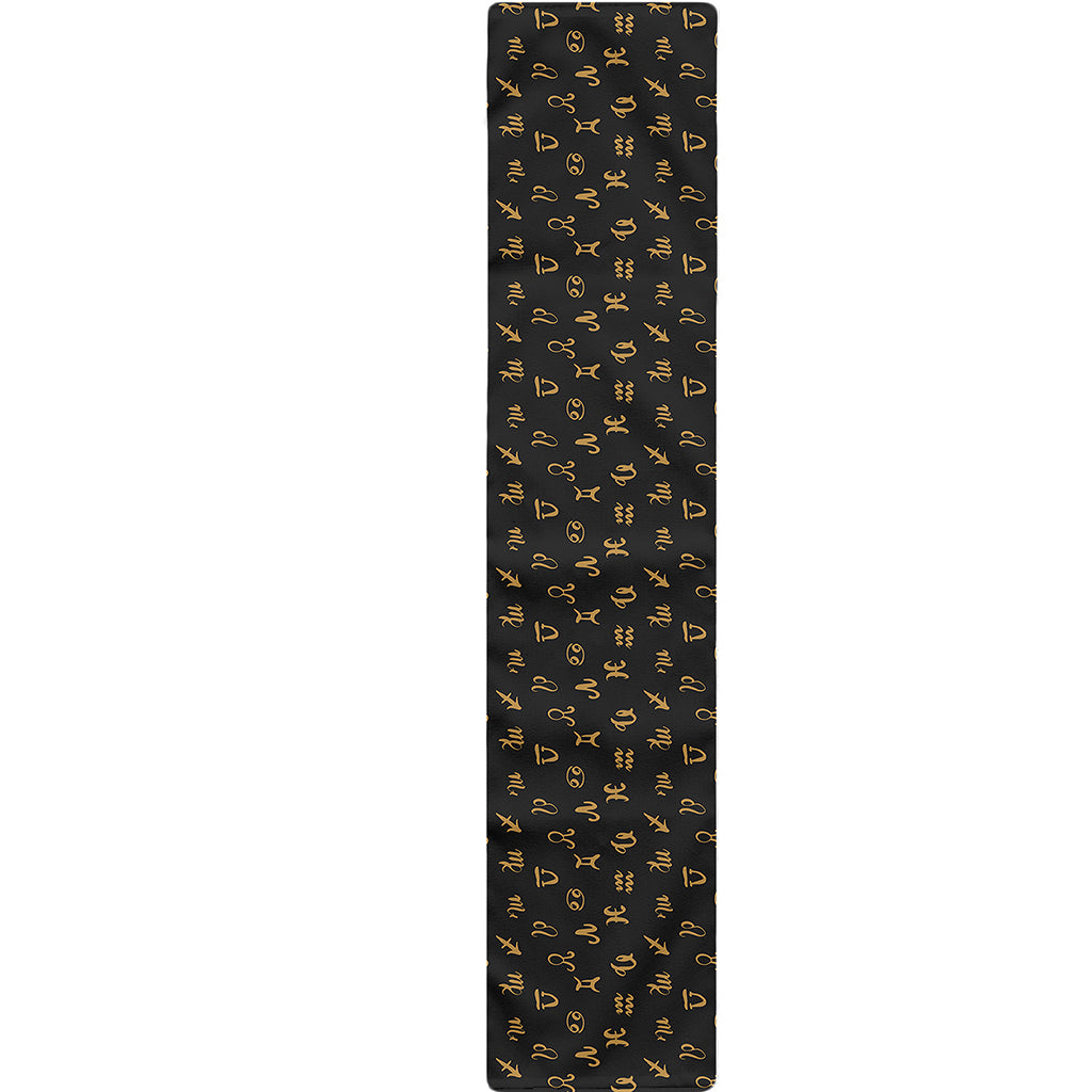 Zodiac Astrological Signs Pattern Print Table Runner