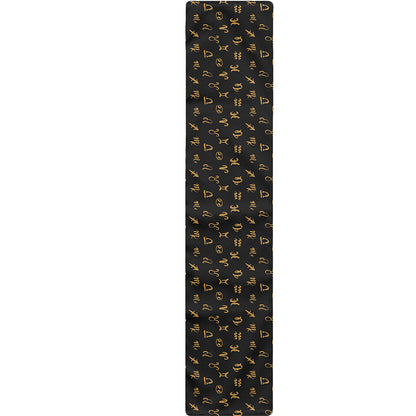 Zodiac Astrological Signs Pattern Print Table Runner