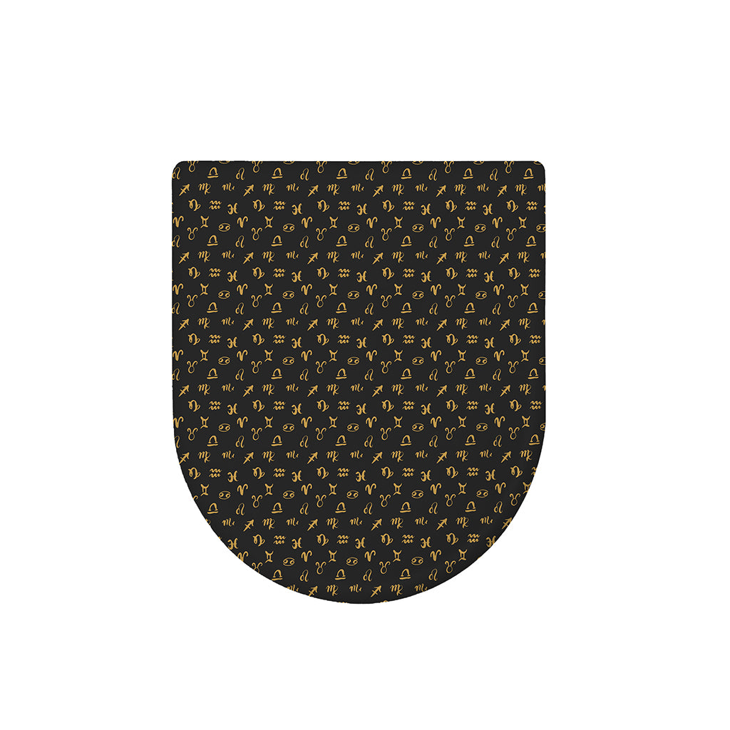 Zodiac Astrological Signs Pattern Print Toilet Lid Cover