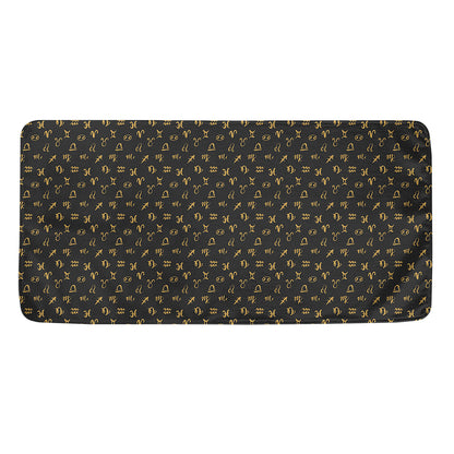 Zodiac Astrological Signs Pattern Print Towel