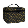 Zodiac Astrological Signs Pattern Print Travel Makeup Bag