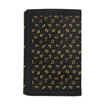 Zodiac Astrological Signs Pattern Print Trifold Wallet