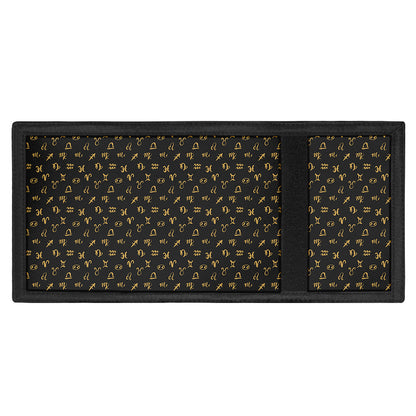 Zodiac Astrological Signs Pattern Print Trifold Wallet