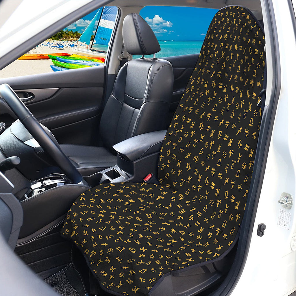Zodiac Astrological Signs Pattern Print Waterproof Car Seat Cover