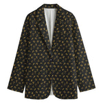 Zodiac Astrological Signs Pattern Print Women's Blazer