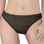 Zodiac Astrological Signs Pattern Print Women's Thong