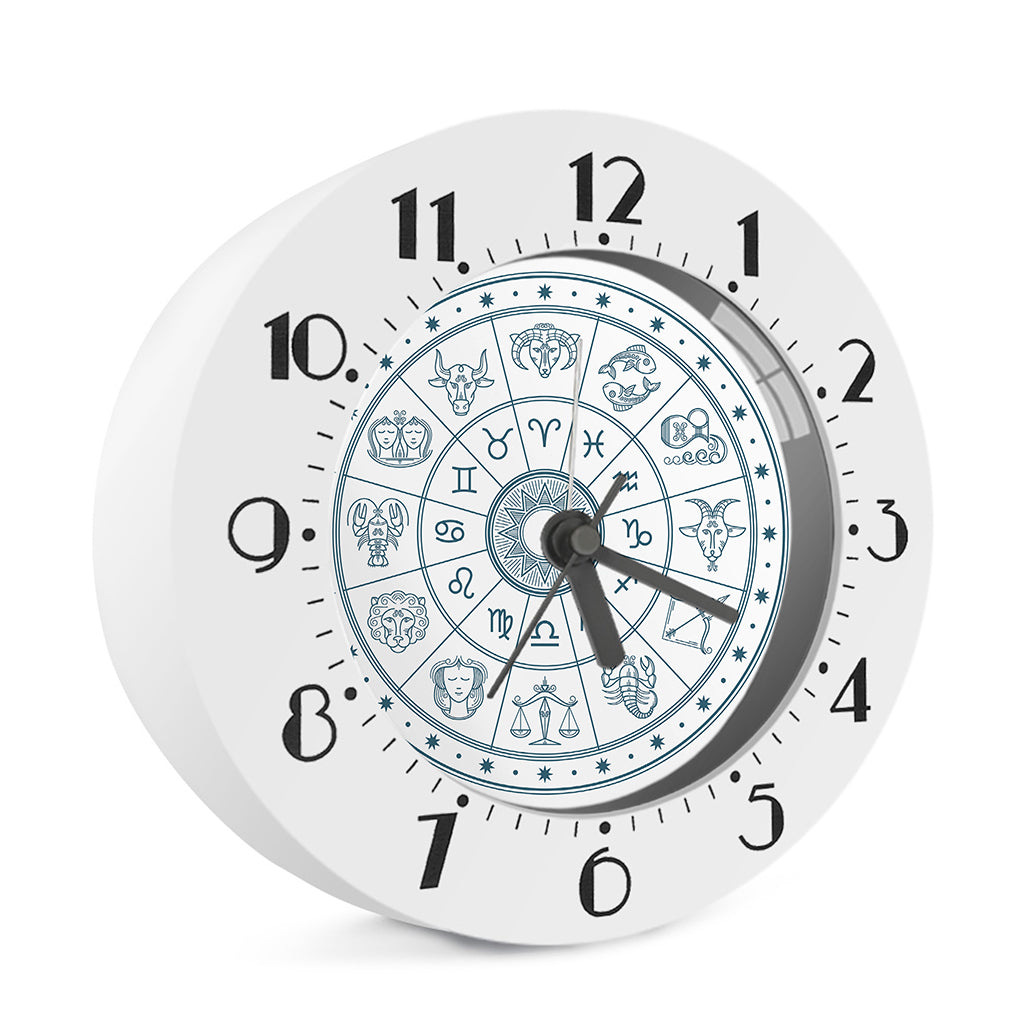 Zodiac Astrology Signs Print Alarm Clock