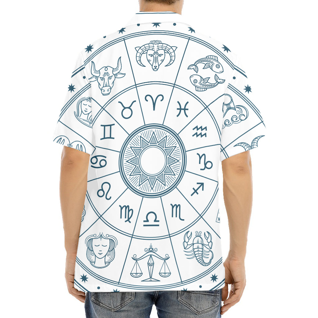 Zodiac Astrology Signs Print Aloha Shirt