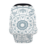 Zodiac Astrology Signs Print Baby Seat Cover