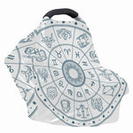 Zodiac Astrology Signs Print Baby Seat Cover