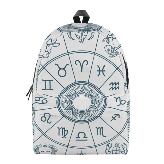 Zodiac Astrology Signs Print Backpack