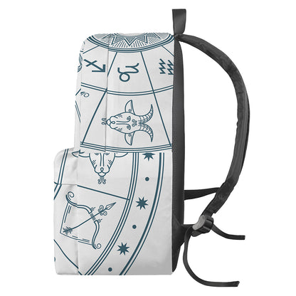 Zodiac Astrology Signs Print Backpack