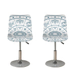 Zodiac Astrology Signs Print Bar Stool Covers