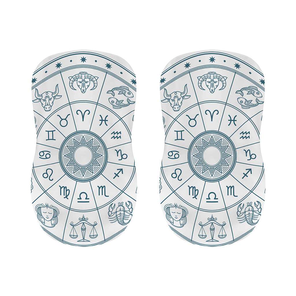 Zodiac Astrology Signs Print Bar Stool Covers