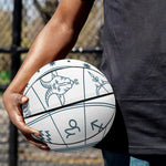Zodiac Astrology Signs Print Basketball